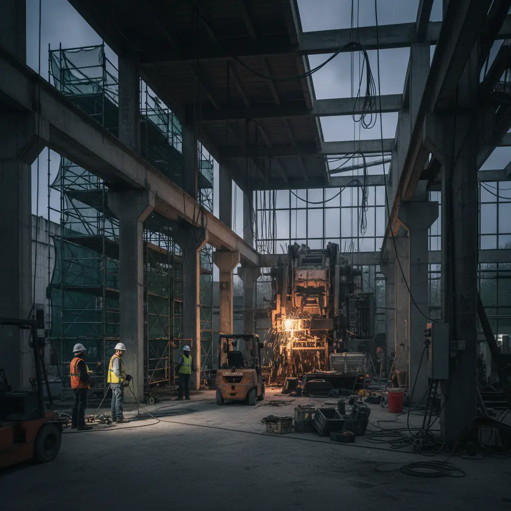 Commercial retrofitting site